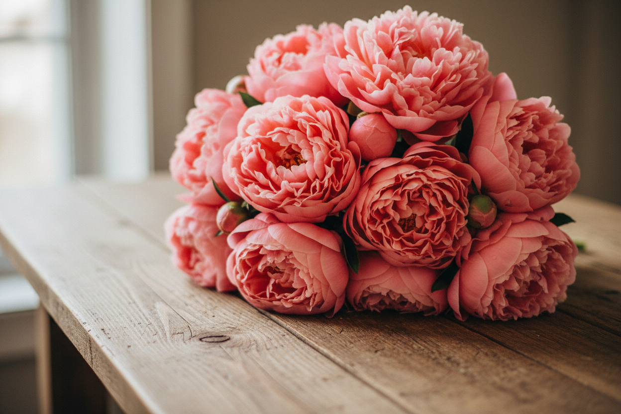 Etched Salmon Specialty Boquet